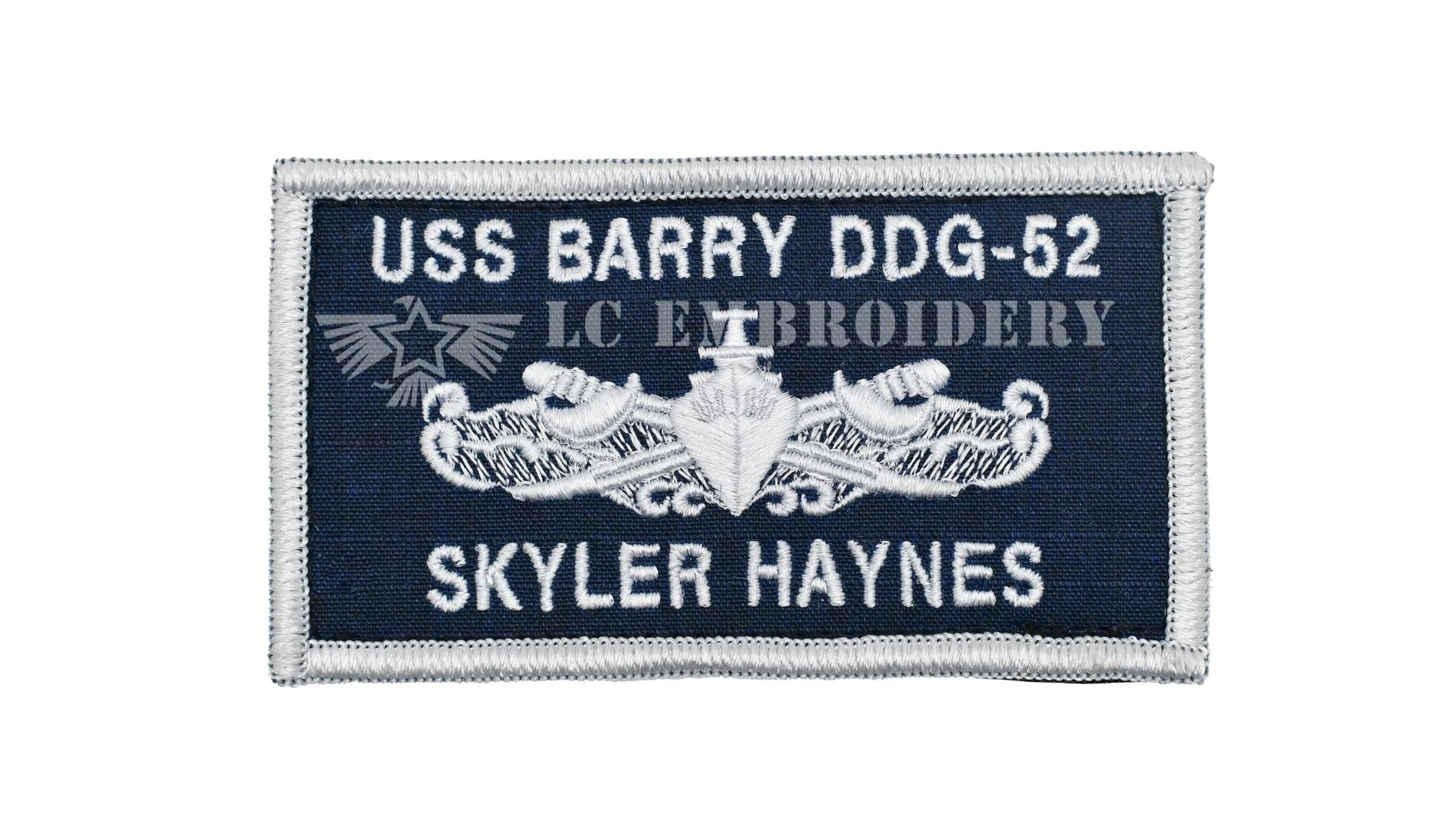23.- USS BARRY DDG-52 — LC EMBROIDERY & CLEANERS